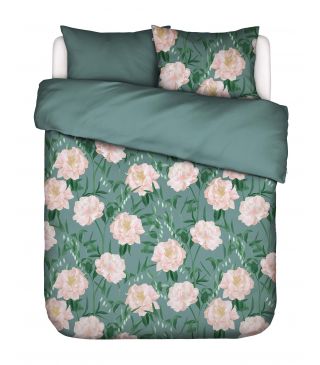ESSENZA Dorothea Soft teal Dekbedovertrekset 240 x 220 cm