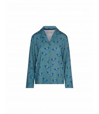 ESSENZA Elodie Eliza Top lange mouw Soft teal