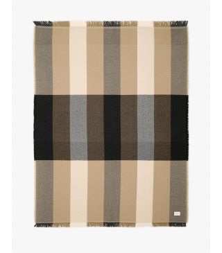 Marc O'Polo Eryk Zwart Plaid 150 x 200 cm