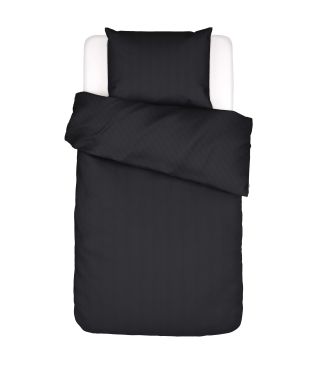 Essenza Essential Satin Anthracite Duvet cover 140 x 220