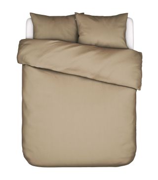 Essenza Essential Satin Golden sand Duvet cover 200 x 220