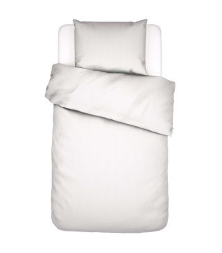 Essenza Essential Satin White Duvet cover 140 x 220
