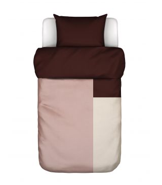 Marc O'Polo Ewon Dekbedovertrek Crimson Brown