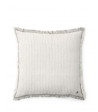 Marc O'Polo Fine Stripe Sierkussen Anthracite