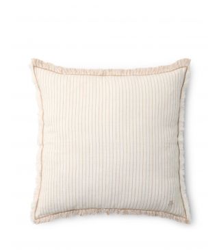 Marc O'Polo Fine Stripe Sierkussen Dark Sand