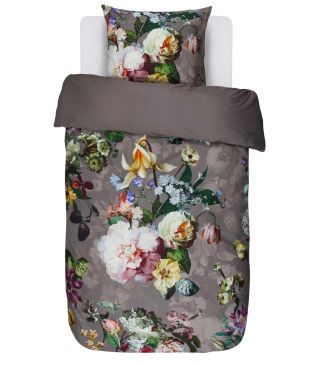 Essenza Fleur Taupe Dekbedovertrek 140 x 220 cm