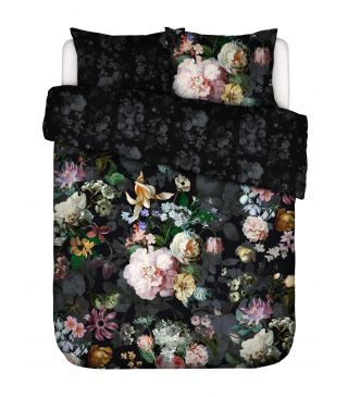 ESSENZA Fleur Festive Blooming Black Dekbedovertrekset 260 x 220 cm