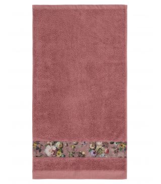 ESSENZA Fleur Dusty rose Handdoek 60 x 110 cm