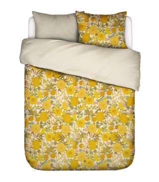 ESSENZA Florentien Geel Dekbedovertrekset 260 x 220 cm