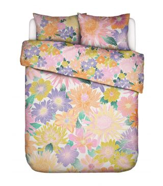 ESSENZA & CO Flower fling Bright white Dekbedovertrekset 240 x 220 cm