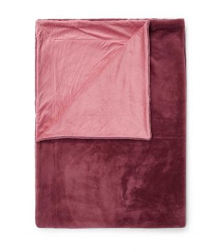 ESSENZA Furry Plaid Mauve