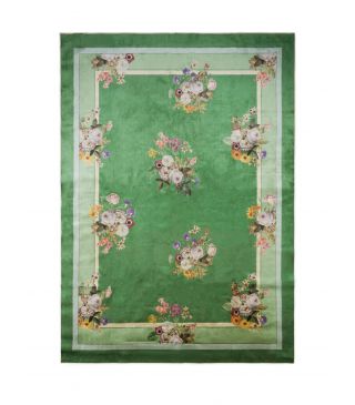 ESSENZA Laurine Shale green Vloerkleed klein 60 x 90 cm