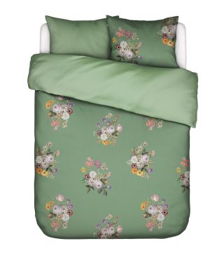 ESSENZA Laurine Shale green Dekbedovertrekset 240 x 220 cm