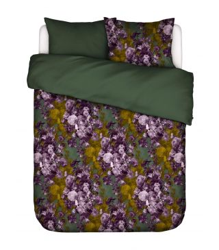 ESSENZA Leila Forest green Dekbedovertrekset 260 x 220 cm