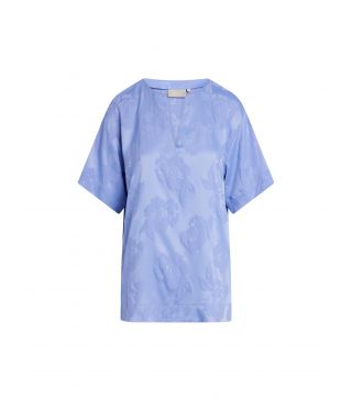 Essenza Lily Charley Lavender blue Top korte mouw XL