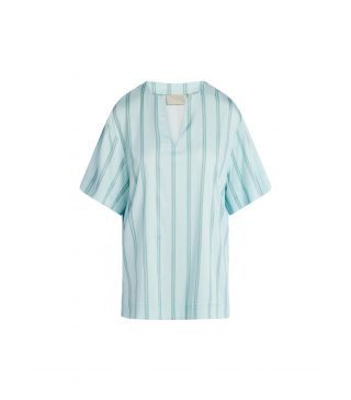 ESSENZA Lily Lova Top korte mouw Pastel blue