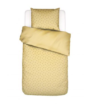 ESSENZA & CO Lily melody lemon yellow Dekbedovertrekset 140 x 220 cm