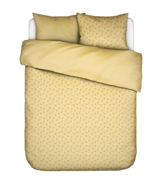 ESSENZA & CO Lily melody lemon yellow Dekbedovertrekset 240 x 220 cm