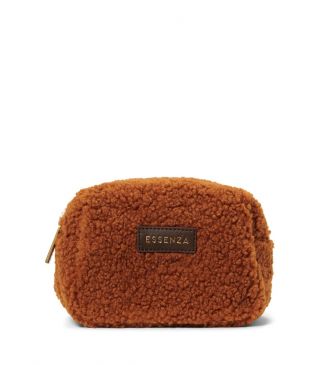 ESSENZA Lucy Teddy Make-up Tas Leather brown