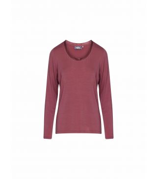ESSENZA Luyza Uni Mauve Top lange mouw S