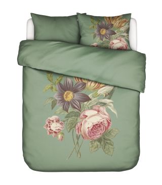 Essenza Madia Basil green Dekbedovertrek 2p set 240x200/220 + 2 slopen