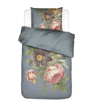 Essenza Madia Global grey Dekbedovertrek 1p set 140x200/220 + 1 sloop
