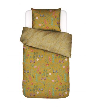 ESSENZA Marigold Dekbedovertrek Flower ochre