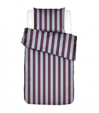 ESSENZA Minte Stripe Mauve wine - Ice blue