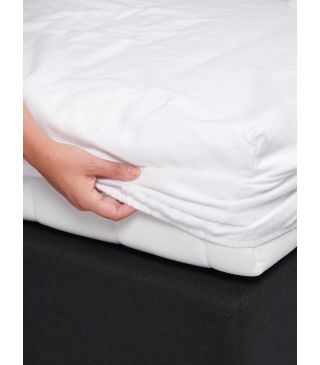 ESSENZA Molton Wit Hoeslaken 180 x 210 cm
