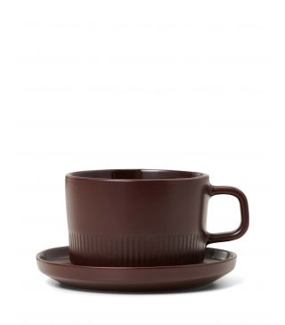 Marc O'Polo Moments Kop en schotel Earth Brown