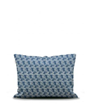 Marc O'Polo Monogram Kussensloop Space blue