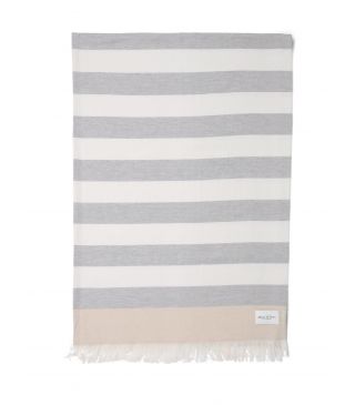 Marc O'Polo Per Plaid Neutral Grey / Off White