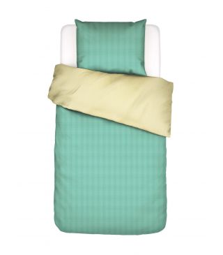 ESSENZA & CO Pied de cool Simply green Dekbedovertrekset 140 x 220 cm