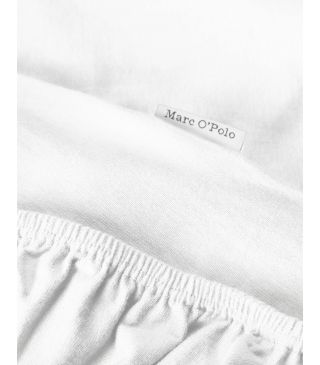 Marc O'Polo Premium Organic Jersey Wit Hoeslaken 180-200 x 200-220 cm