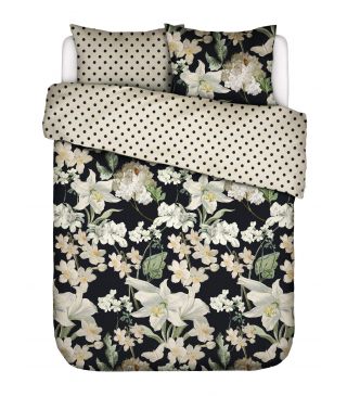 ESSENZA Rosalee Antraciet Dekbedovertrekset 240 x 220 cm