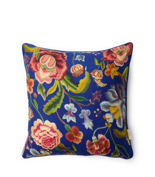 ESSENZA Roselina Ultra marine blue Sierkussen 50 x 50 cm