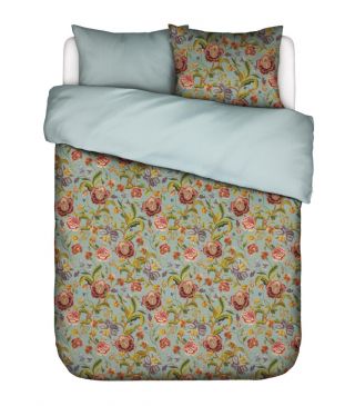 ESSENZA Roselina Surf green Dekbedovertrekset 240 x 220 cm