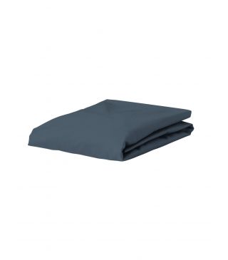 ESSENZA Satin Stone blue Fitted sheet 140 x 200 cm