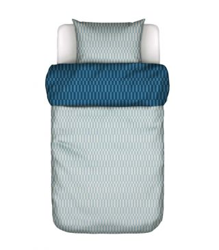 Marc O'Polo Sillia Aquamarine Dekbedovertrekset 140 x 220 cm
