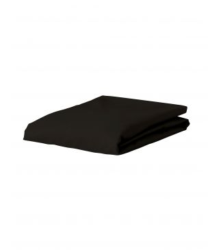ESSENZA The Perfect Organic Jersey Zwart Hoeslaken 90-100 x 200-220 cm