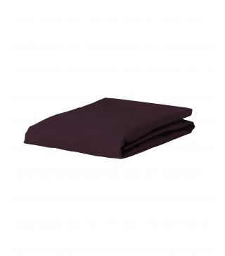 ESSENZA The Perfect Organic Jersey Burgundy Hoeslaken 180-200 x 200-220 cm