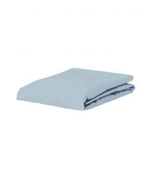 ESSENZA The Perfect Organic Jersey Ijsblauw Hoeslaken 140-160 x 200-220 cm