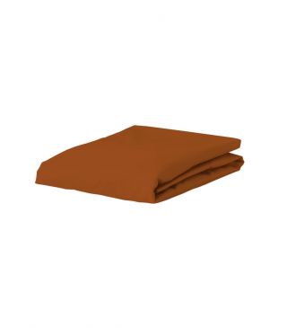 ESSENZA The Perfect Organic Jersey Leather brown Hoeslaken 180-200 x 200-220 cm