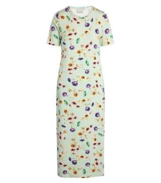 ESSENZA Titia Fiorre Nachthemd korte mouw Subtle green