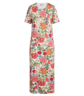ESSENZA Titia Florentien Nachthemd korte mouw Lobster pink