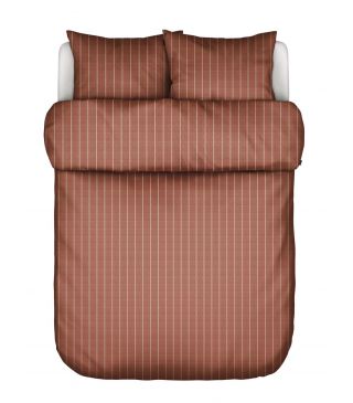 Marc O'Polo Torsken Earth red Dekbedovertrekset 240 x 220 cm