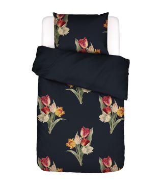Essenza Tosca Antraciet Dekbedovertrek 1p set 140x200/220 + 1 sloop
