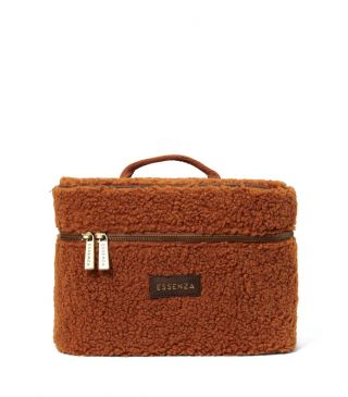 ESSENZA Tracy Teddy Beauty Case Leather brown