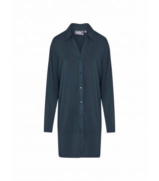 ESSENZA Valentina Uni Nachthemd lange mouw Slate grey