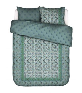 ESSENZA Valeria Subtle green Dekbedovertrekset 240 x 220 cm